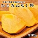 【送料無料】和歌山秋の味覚 平核無柿 7.5kg 【家庭用 