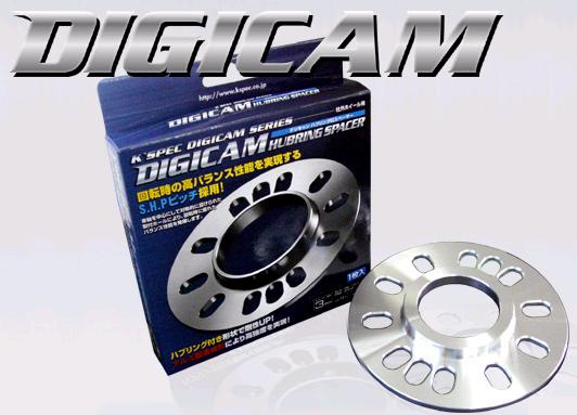 K'SPEC(�������ڥå�)DIGICAN(�ǥ������)Ķ�⶯�٥������¤�ϥ֥���դ����ڡ���������P.C.D.100��114.3HOLE4H&5H(3mm��5mm)