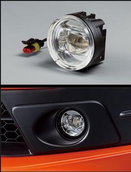無限（MUGEN）LEDフォグライト、取り付けアタッチメントセットFit(フィット)　2010年10月〜用標準バンパー装着不可