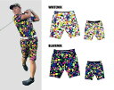 EARLSCOURT/アールズコート フルール柄ショートパンツ ゴルフウェア 男性 MENSEC-G034