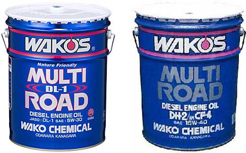WAKO'S（ワコーズ）　MR マルチロード　MR-30 / MR-40 20Lペール缶 100％化学合成油　エンジンオイル　※画像右 