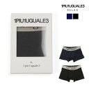 【10%OFFセール】1PIU1UGUALE3 RELAX ウノピゥウノウグァーレトレ リラックス メンズ ベーシックロゴ ボクサーパンツ ネイビー ブラック ...
