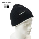 【10%OFFセール】1PIU1UGUALE3 RELAX ウノピゥウノウグァーレトレ リラックス メンズ バルーン ニットキャップ グレー ブラック usz-24016 2024-25aw 秋冬 国内正規品
