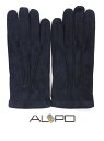 アルポ　手袋（メンズ） 【10%OFFセール】国内正規品 ALPO アルポ スエードグローブ ブルー 手袋 メンズ AP182UASUEDE365 防寒 冬用