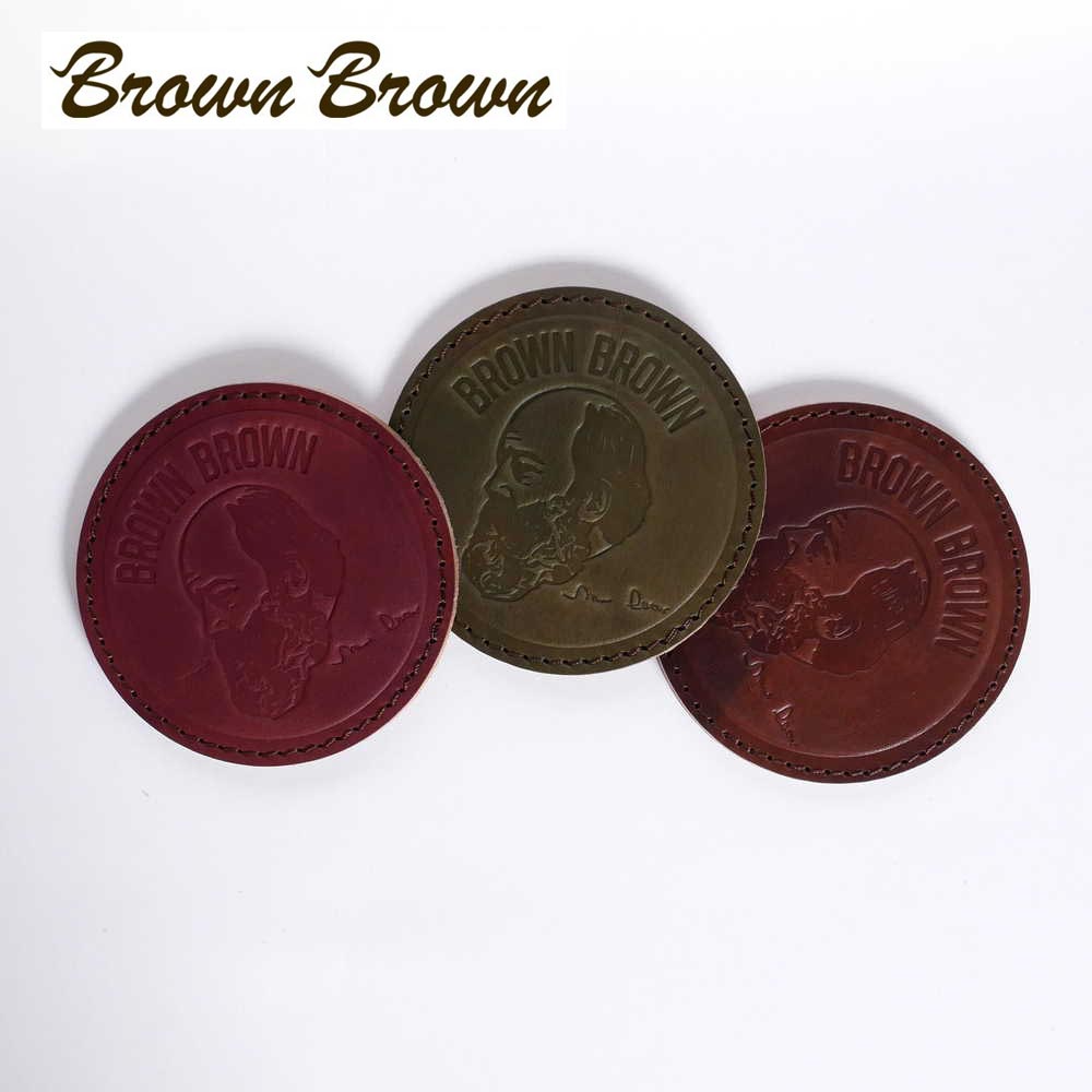 BrownBrown ブラウンブラウン Mr.Brown コースター おしゃれ レザー 本革 bbl-m02 国内正規品