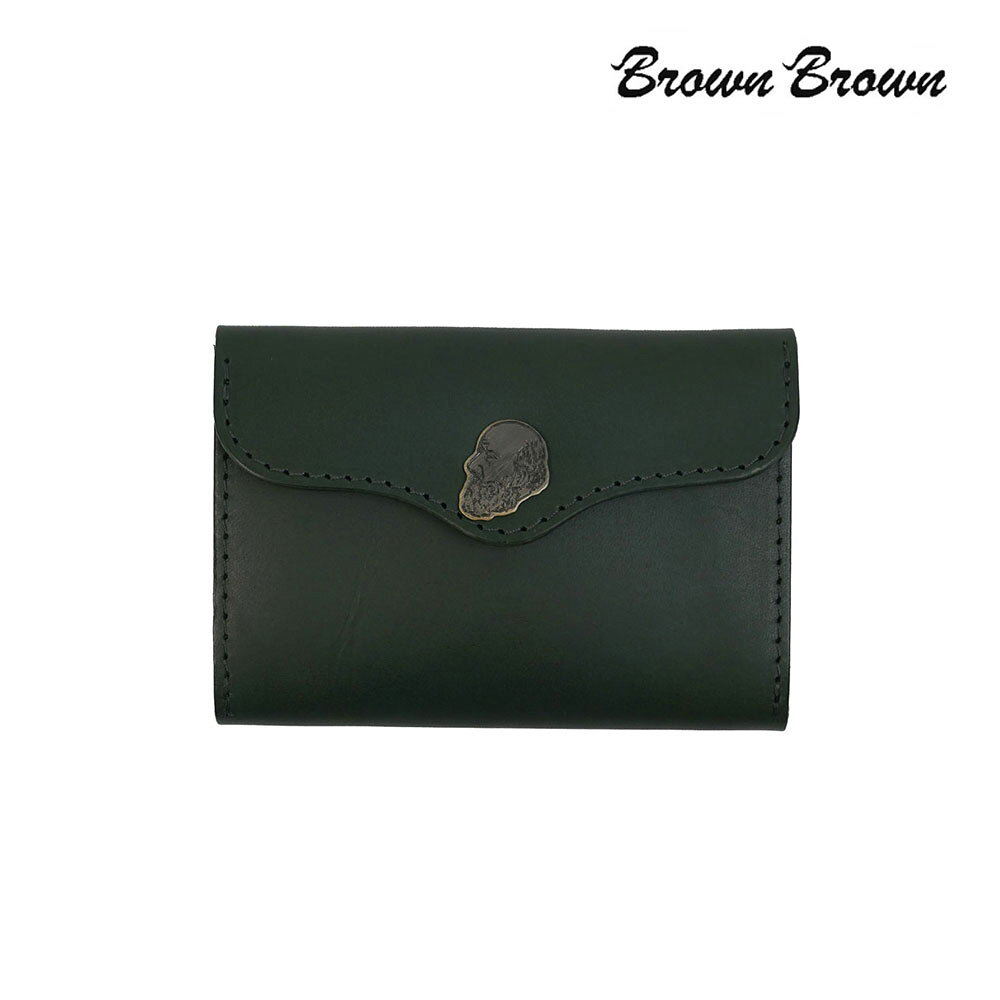 Brownbrownブラウンブラウン・三つ折り財布・グレー Brownbrownブラウンブラウン・三つ折り財布・グレー BrownBrown