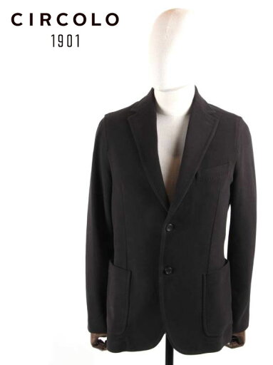 【30%OFFセール】CIRCOLO 1901 チルコロ1901 2B シングルテーラードジャケット ジャージー ストレッチ 国内正規品 0204-272601 ブラック 【30%OFFセール】CIRCOLO 1901 チルコロ1901 2B シングルテーラードジャケット ジャージー ストレッチ 国内正規品 0204-272601 ブラック