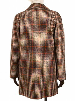 【国内正規品】CIRCOLO19013Bシングルコートジャージーチェック柄プリントブラウン×ブラック9CU208420