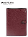 【20%OFFセール】国内正規品 Daniel&Bob ダニエルアンドボブ パスポートケース シボ革 シュリンクレザー GFT097-22-192 BORDEA...