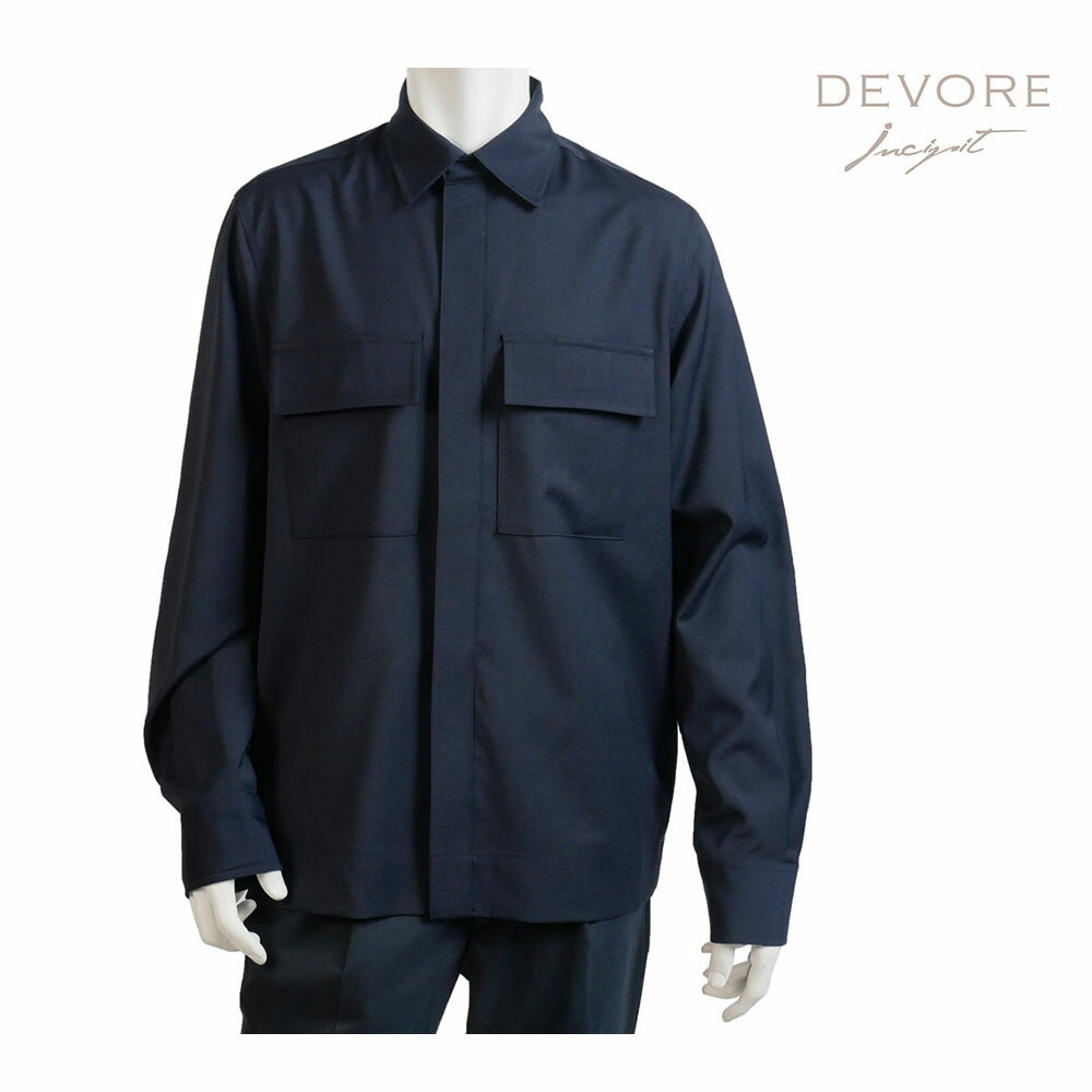 Rakuten - 【10%OFFセール】DEVORE Incipit デヴォレ・インチピット ブルゾン メンズ ジャンパー ジャケット ネイビー 44 46 48 50 dvg1c-w2007