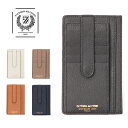 【20%OFFセール】FATTORIAdelCUOIO ファットリア・デル・クオーイオ ゴートレザー 本革 カードケース 10枚収納 mod.amo 国内正規品