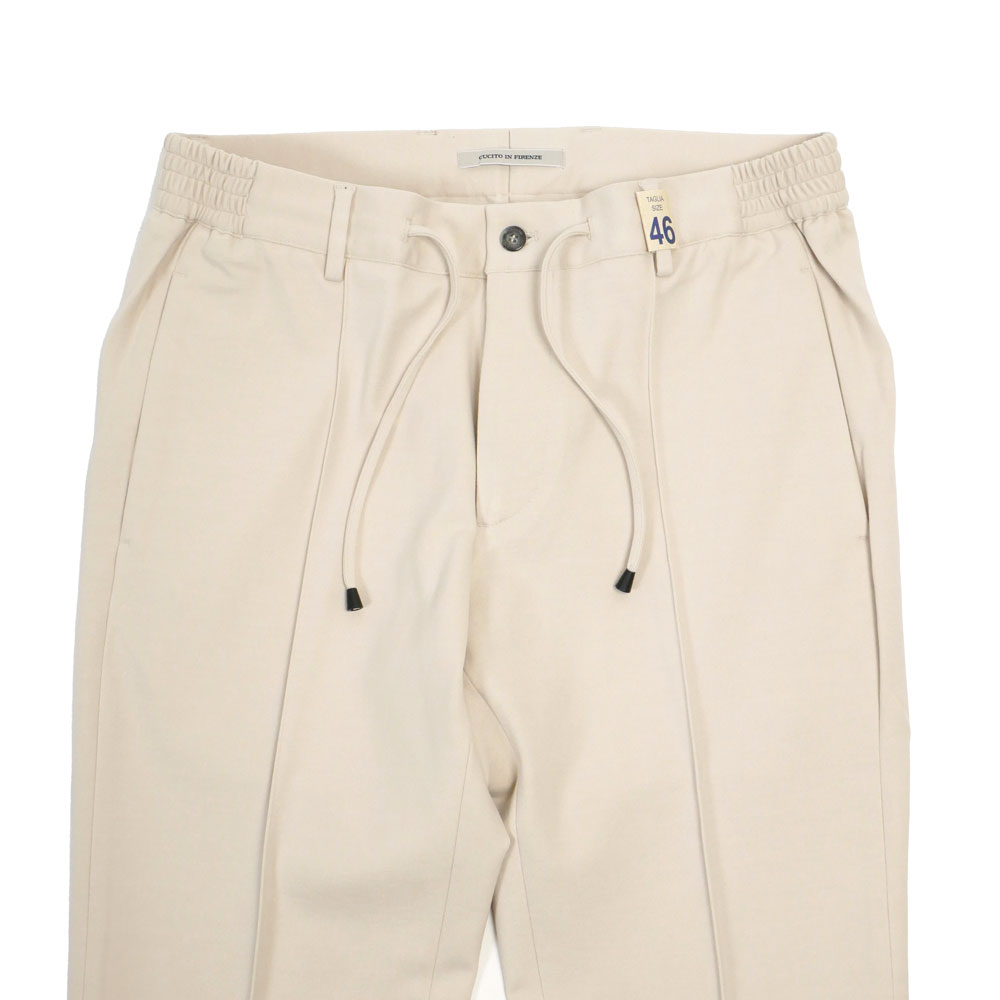 【20%OFFセール】giab's archivio ジャブスアルキヴィオ メンズ マサッチョ スラックス テーパード スキンベージュ グレー MASACCIO m1-a5666 NEW WASHABLE JERSEY PT 国内正規品