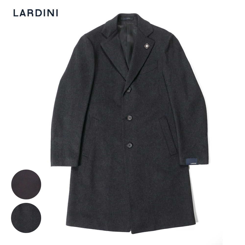 ラルディーニ LARDINI ラルディーニ チェスターコート メルトンウール チャコールグレー ネイビー 1216-23636AQ692 国内正規品