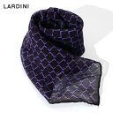 【10%OFFセール】LARDINI ラルディーニ メンズ ポケットチーフ ヴァイオレット ブランド 3216-9po12105 2023-24AW 国内正規品