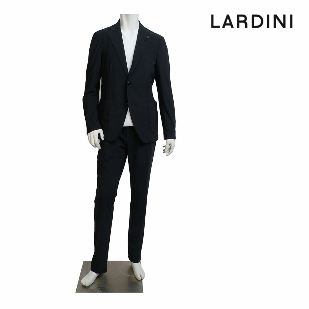 LARDINI ラルディーニ パッカブルスーツ テーラードジャケット スラックス ブラック 4216-8091aq706