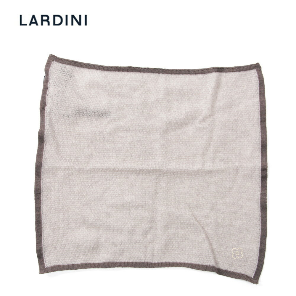 【10%OFFセール】LARDINI ラルディーニ チーフ ポケットチーフ 1058720114024 ライトグレー 国内正規品