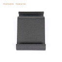 MAISON TAKUYA メゾンタクヤ スマホ タブレットスタンド 在宅 ディスプレイ 本革 tbmsgs01 ブラック 国内正規品