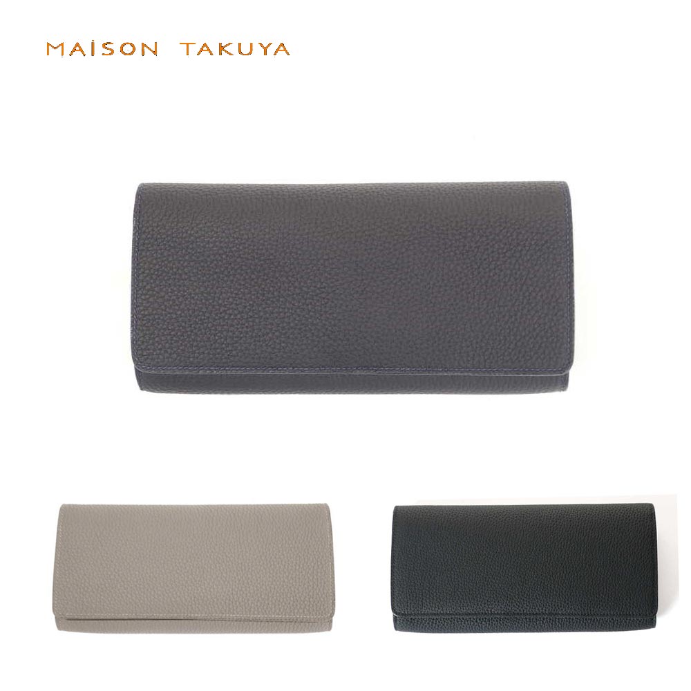MAISON TAKUYA メゾンタクヤ コンビネーションロングウォレット メンズ 長財布 German Shrunken Calf 本革 TTX-CEG 国内...