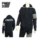 【20%OFFセール】P.M.D.S. ピーエムディーエス メンズ ジップアップ パーカー フーディー 長袖 ネイビー セットアップ対応 sarah EVENING BLU 060 国内正規品 2024-25aw 秋冬
