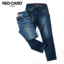 RED CARD Tokyo レッドカード トーキョー メンズ Rhythm リズム プラス VintageMid VintageDark ビンテージミッド ビンテージダーク スリムテーパード デニム パンツ ジーンズ ロング丈 12786801 ブランド 国内正規品