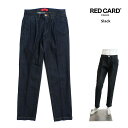RED CARD Tokyo レッドカード トーキョー スラック デニム ワンウォッシュ テーパード パンツ ロング丈 ジーンズ ジーパン Slack 26m9...
