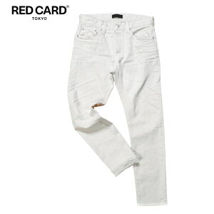 RED CARD Tokyo レッドカード トーキョー メンズ Rhythm リズム Vintage White デニムパンツ ストレッチ 5586301vwh 国内正規品