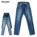 RED CARD Tokyo レッドカード トーキョー メンズ Rhythm Kita-Vintage Dark リズム ビンテージダーク スリムテーパード デニム パンツ ジーンズ 71786301 国内正規品