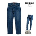 RED CARD Tokyo レッドカード トーキョー リズム デニム スリム テーパード パンツ ロング丈 ジーンズ ジーパン インディゴブルー Rhythm...