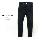RED CARD Tokyo レッドカード トーキョー メンズ リズム デニム パンツ スリム ジーンズ ロング丈 ブラック Rhythm 88786301sc...