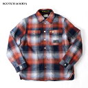 スコッチアンドソーダ SCOTCH&SODA スコッチアンドソーダ メンズ シャツブルゾン ジャケット 282-81813 2023-24AW 国内正規品