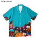 スコッチアンドソーダ 【期間限定ポイントアップ】SCOTCH&SODA スコッチアンドソーダ メンズ 半袖プリントシャツ 292-12403 2024SS 春夏 国内正規品 ブランド