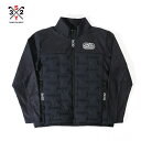 【30%OFF セール】SY32 by SWEET YEARS GOLF エスワイ サーティトゥ バイ スウィートイヤーズ ゴルフ メンズ ハイブリッドジャケット ブルゾン ブラック ゴルフウエア セットアップ対応 syg-23a021abs 2023-24AW ストレッチ 防風 撥水 起毛 保温 国内正規品