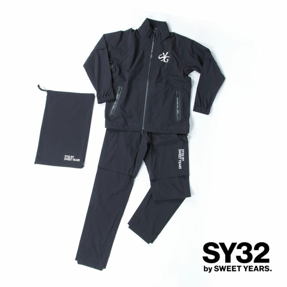 SY32 by SWEET YEARS GOLF エスワイ サーティトゥ バイ スウィートイヤーズ ゴルフ メンズ RAIN SET UP..