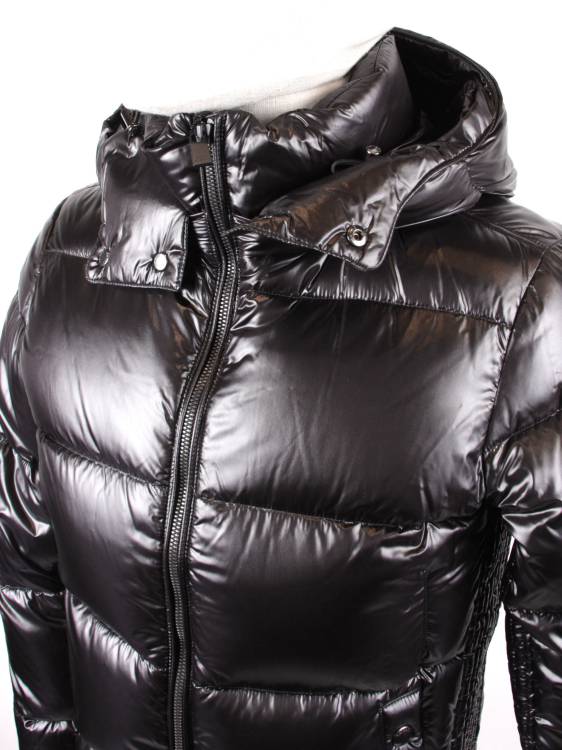 【10%OFFセール】【国内正規品】TATRAS タトラス BELBO 光沢 シャイニー ナイロンダウンジャケット フード取り外し可能 MTA20A4562 BLACK ブラック