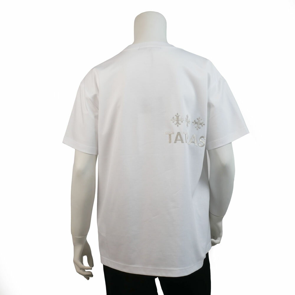 【10%OFFセール】TATRAS タトラス ヌンキ NUNKI メンズ 半袖 Tシャツ カットソー ホワイト ブラック 白 黒 2 3 4 5 mtat25s8193-m