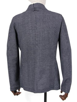【国内正規品】T-JACKETティージャケット刺し子風2Bシングルテーラードジャケット419-60710001ネイビー