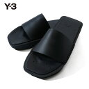 【20%OFFセール】Y-3 ワイスリー メンズ WATER SLIDE サンダル fz6423-ftw24 ブラック 国内正規品