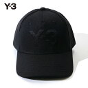 【期間限定ポイントアップ】Y-3 ワイスリー LOGO CAP ロゴ キャップ ユニセックス メンズ iy0104-accs24 ブラック 国内正規品