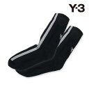 Y-3 ワイスリー ソックス ブラック U Y-3 STRIPES SOCK black L iz3173