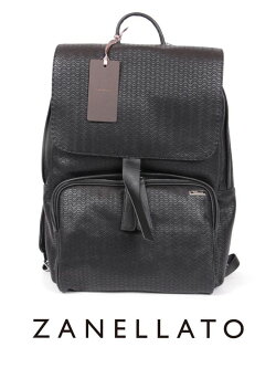 【国内正規品】ZANELLATOザネラートGIOBATTAZATAGサイドポケット付き2WAYトートバッグショルダーバッグza191ua3609803-nero