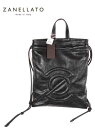 ザネラート バッグ メンズ 国内正規品 ZANELLATO ザネラート TOTE MULTI F. トートバッグ 2WAY バックパック リュック レザー ZA192UA36275B0 ブラック