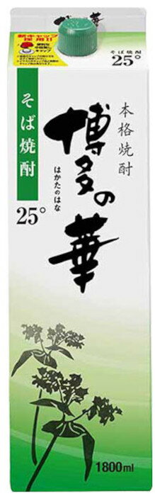 【1本】博多の華 そば 25度 1.8Lパック 本格焼酎