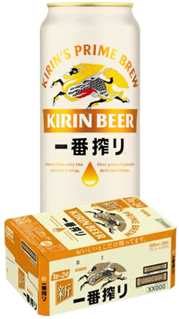 キリン 一番搾り P 500ml×1ケース (6缶パック×4)