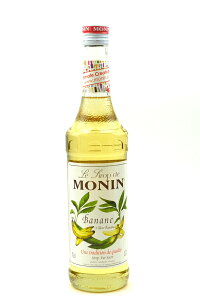 【賞味期限：2027年1月2日】モナン MONIN イエローバナナシロップ 700ml