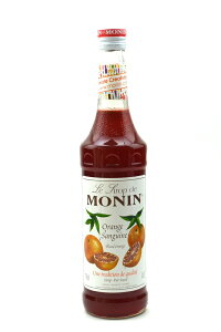 【賞味期限：2024年7月31日】モナン MONIN ブラッドオレンジシロップ 700ml