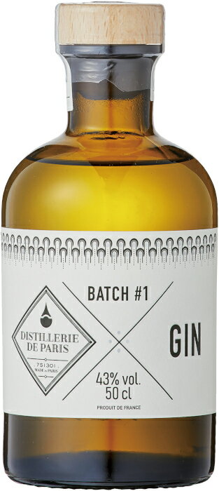 ディスティレリ・ド・パリ ジン バッチ＃1 500ml クラフトジン Alc43% 瓶