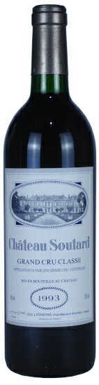 シャトー・スータール1993 750ml 赤 Chateau Soutard