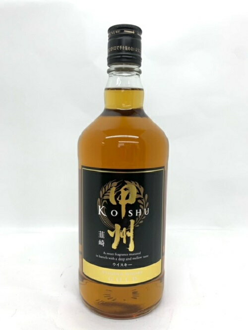 甲州韮崎ゴールドウイスキー〈KOSHU NIRASAKI GOLD BLENDED WHISKY〉