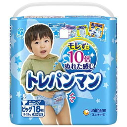 ユニ・チャーム トレパンマン　トレーニング専用パンツ　男の子用　ビッグ　18枚入