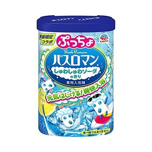 バスロマン しゅわしゅわソーダの香り ぷっちょコラボ 600g（約30回分）【数量限定品】